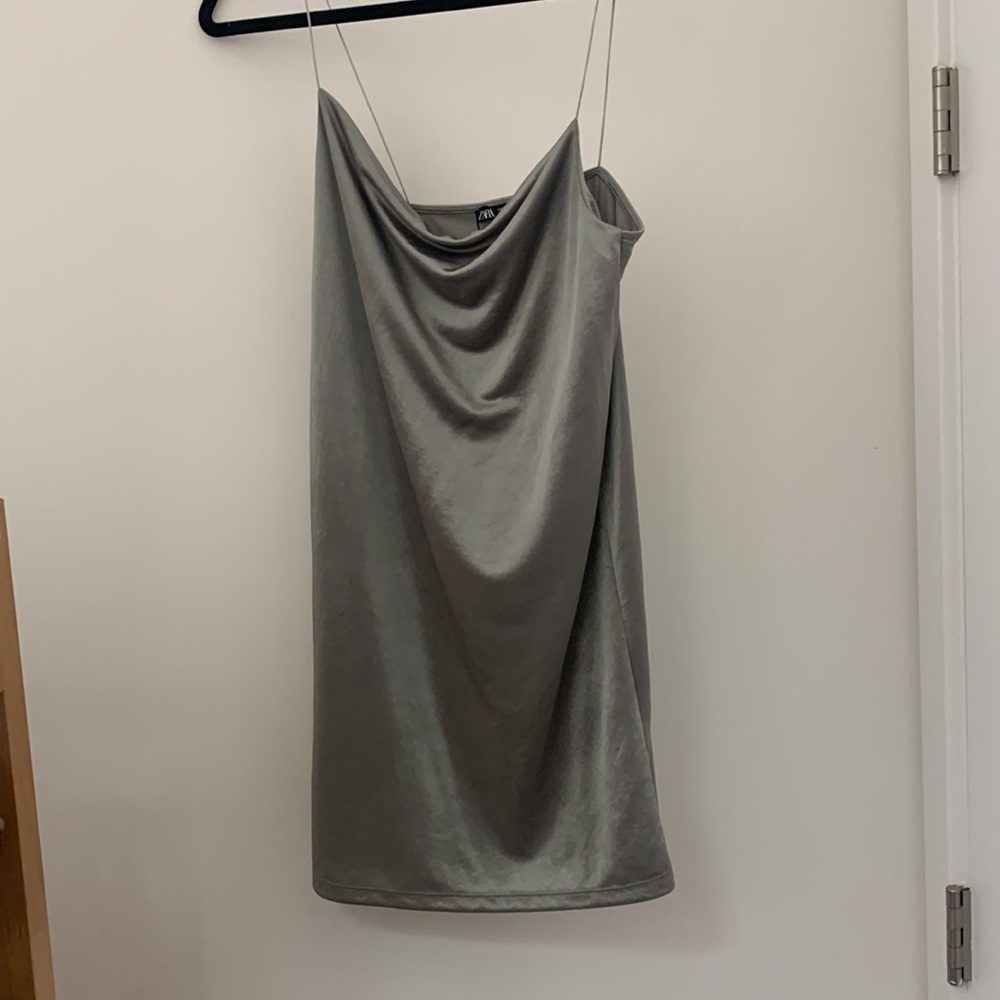 Zara Sage Mini Dress